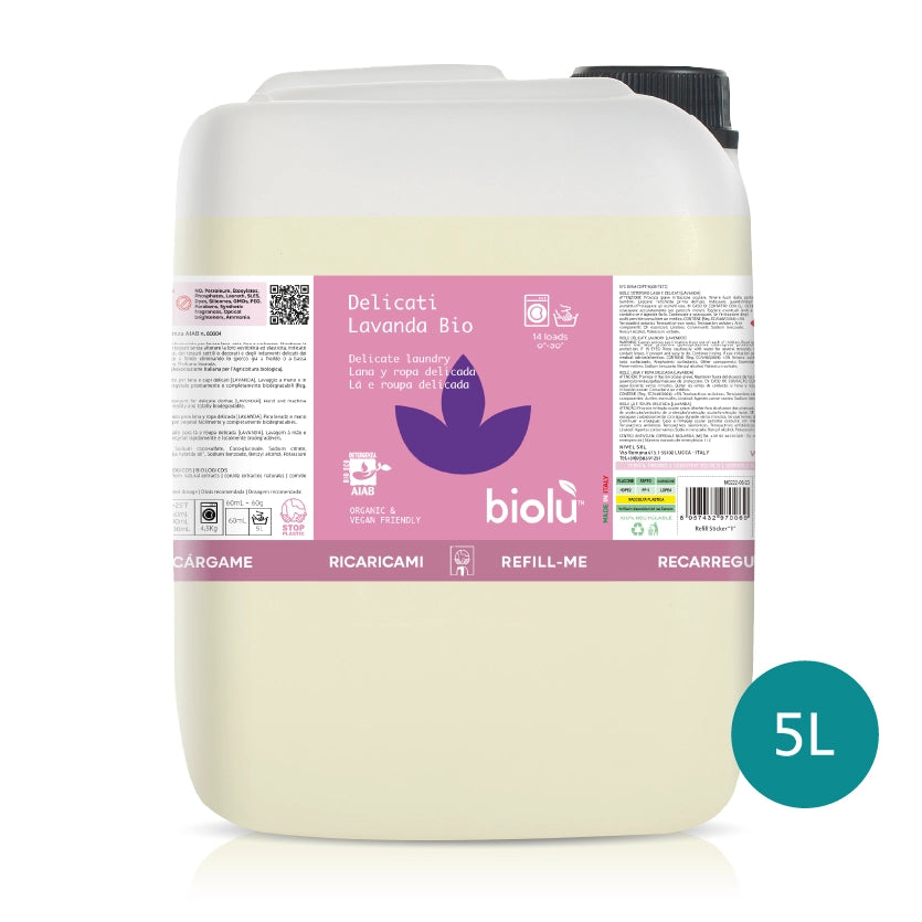 Detersivo per tessuti delicati lavanda Biolù Bio - 5 lt